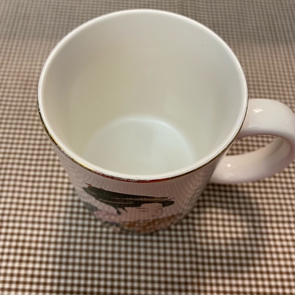 Vintage Asian Woman Mug Japanese Chinese Courtesan Geisha Gold Rim - Picture 2 of 4